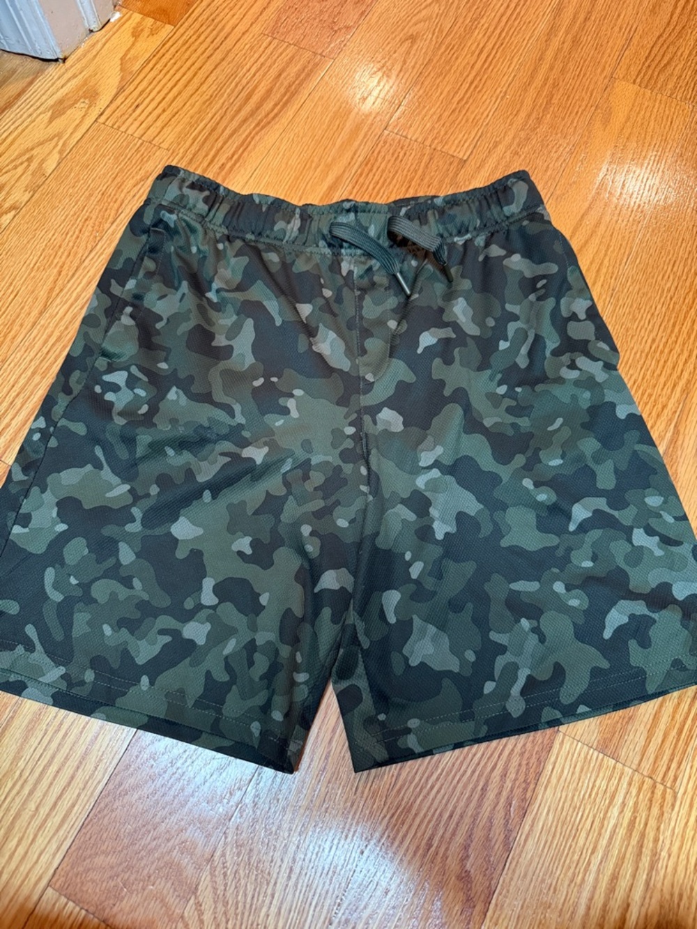 Jockey Kids Camo Shorts in Green and Black